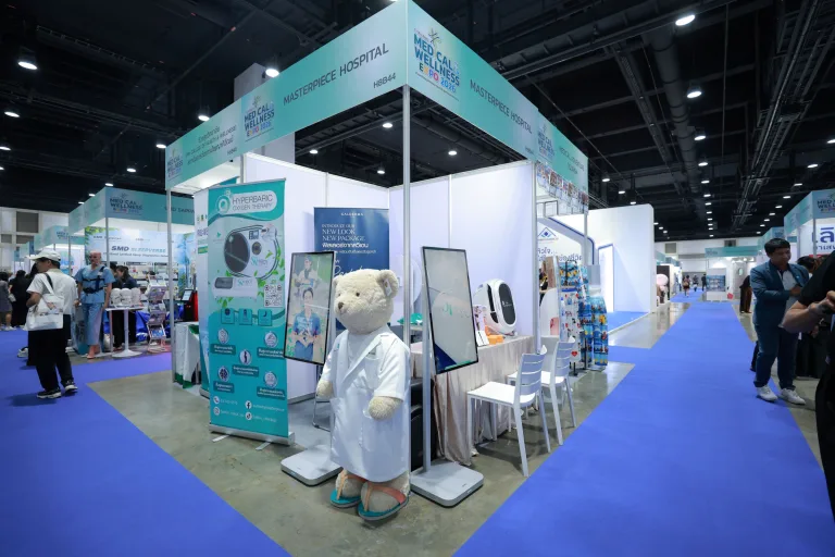 โรงพยาบาลมาสเตอร์พีช ร่วมออกบูธ Thailand Medical & Wellness Expo 2026